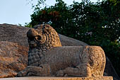 Mamallapuram - Tamil Nadu. The Lion Throne. 